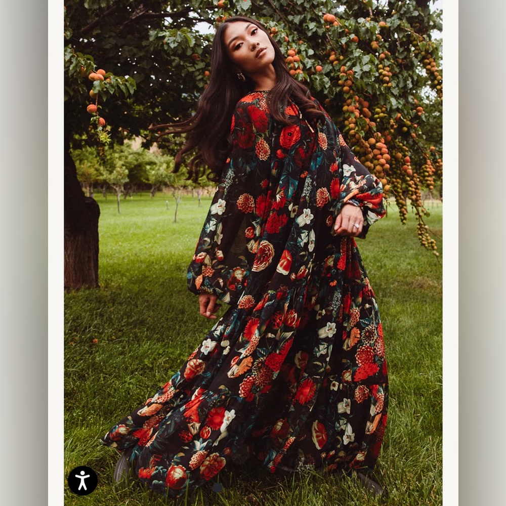 Imogen dress - Ivy City Co Vibrant Floral Long Sleeve Dress